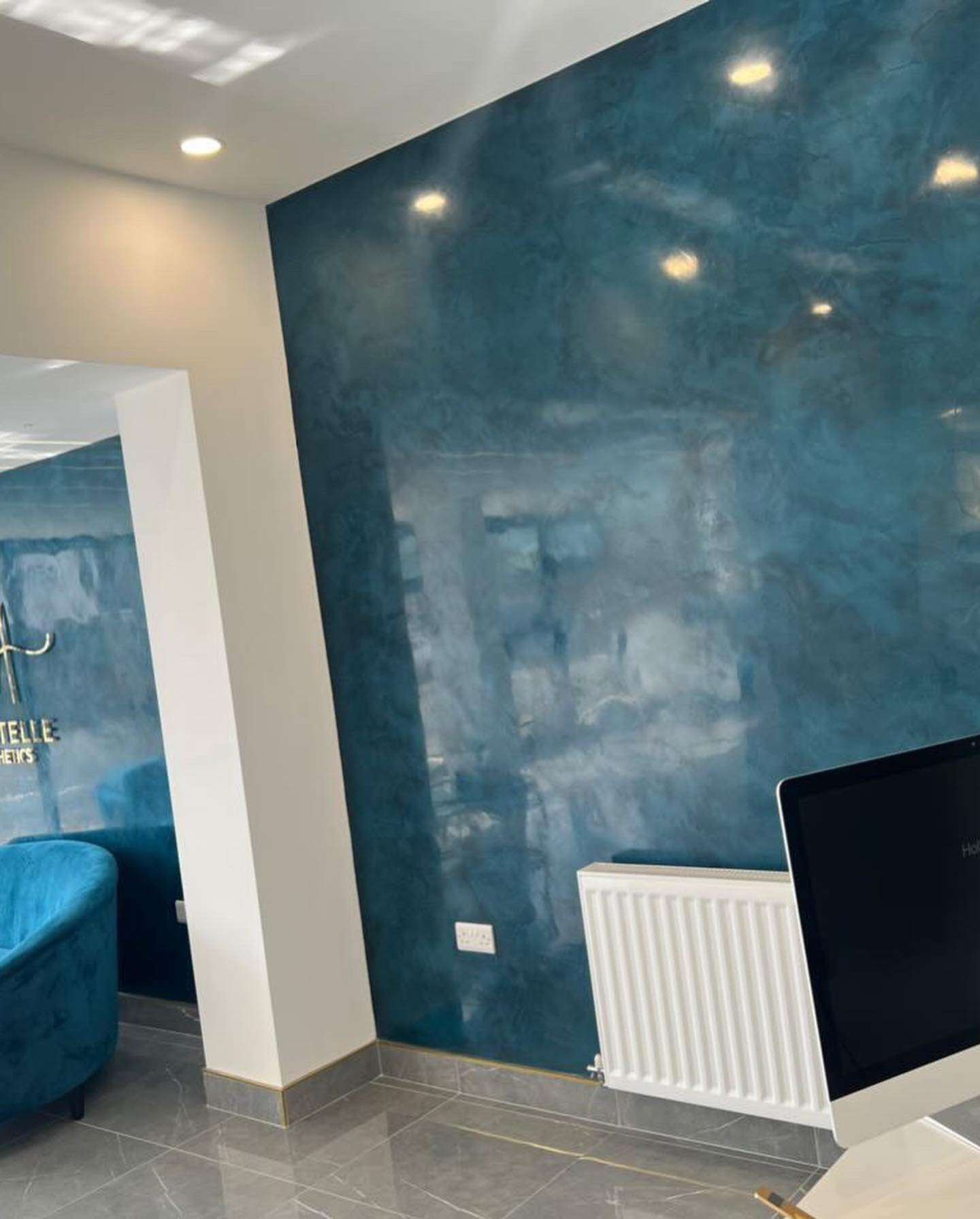 Venetian-Polished-Plaster-Salon-Feature-Walls-Venetian-Plastering-North-West-Manchester-Cheshire